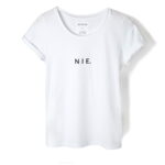 animush t-shirt biały z nadrukiem nie