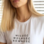 ANIMUSH T-SHIRT OVERSIZE BIAŁY MIŁOŚĆ