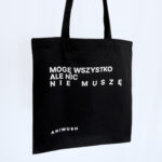 ANIMUSH TORBA BAWEŁNIANA CZARNA