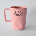 animush kubek różowy tu i teraz