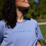 animush t-shirt oversize błękitny kocham cię