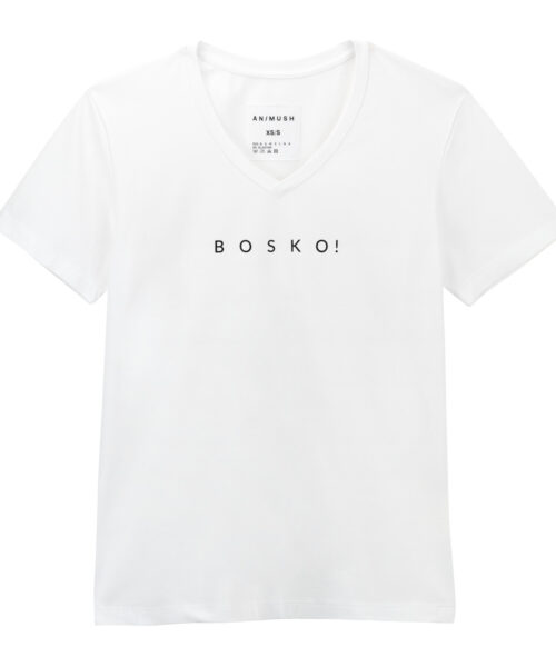 ANIMUSH T-SHIRT OVERSIZE BIAŁY BOSKO