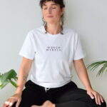 ANIMUSH T-SHIRT OVERSIZE BIAŁY WDECH WYDECH