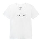 animush t-shirt oversize biały tu i teraz