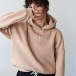 animush bluza hoodie beżowa cisza