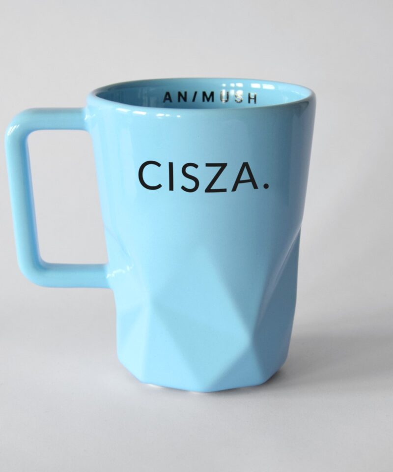 animush kubek błękitny cisza