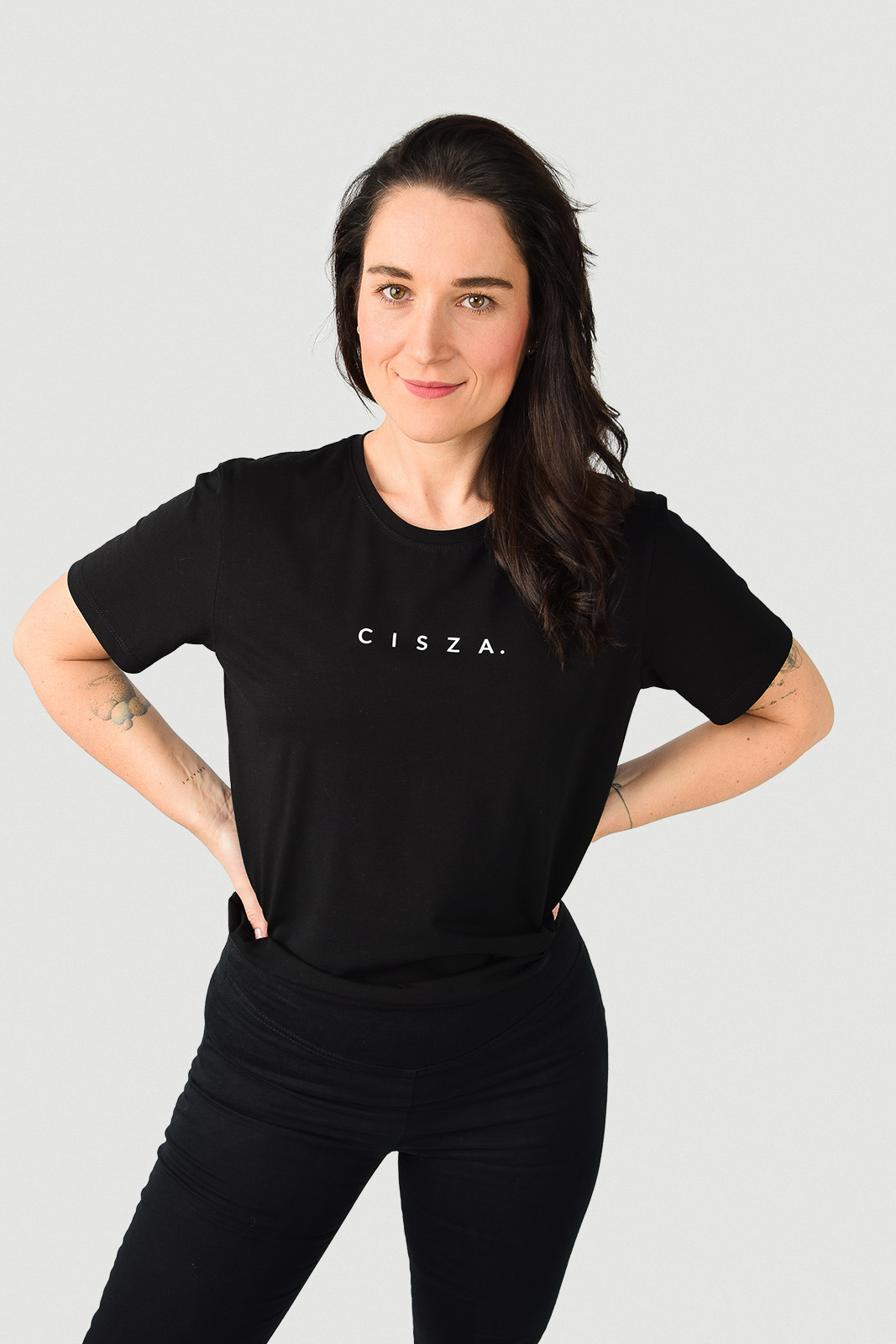 animush t-shirt oversize czarny cisza