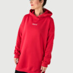 animush bluza long czerwona moc