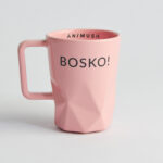animush kubek różowy bosko
