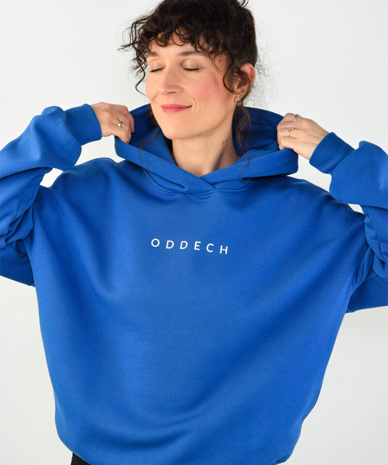 animush bluza hoodie kobaltowa oddech