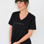 animush t-shirt oversize czarny trudno