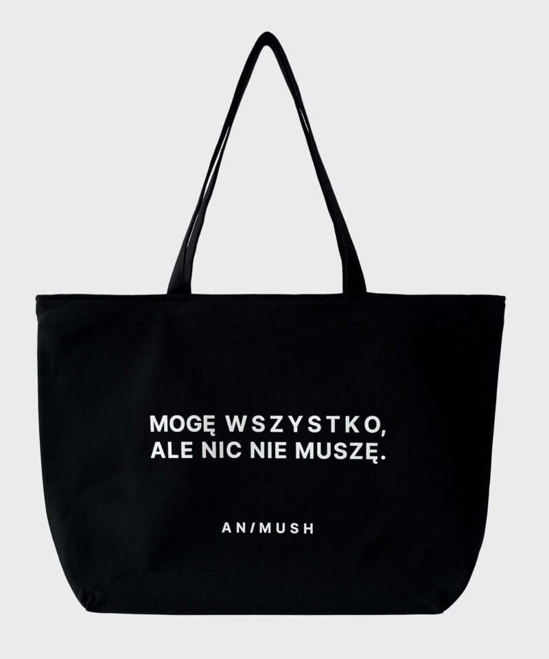 animush torba plażowa czarna